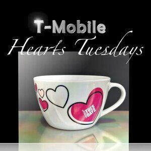 T Mobile Hearts Tuesdays - Is it Tuesday yet? - White Cup